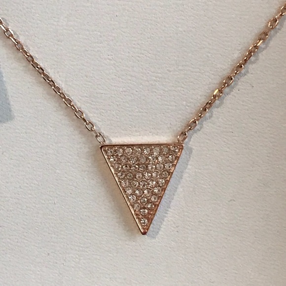 Michael Kors Jewelry - 🆕 Michael Kors Rose Gold Triangle Pave